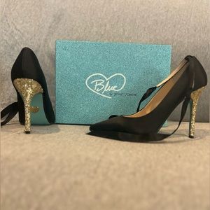 Blue by Betsey Johnson - sparkle, classy heel